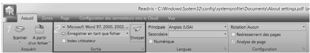 IRIS CAN ANYWHERE 3 - Étape 5: Envoyez l'image reconnue vers l'application et au format de sortie de votre choix. - 1