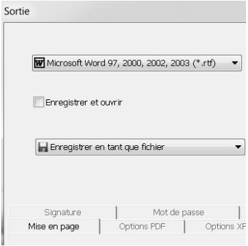 IRIS CAN ANYWHERE 3 - Étape 4 : sélectionné le format et la destination de sortie. - 2