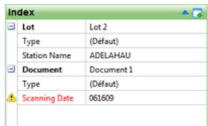 IRIS POWERSCAN 9.5 - Validation de l'indexation - 1