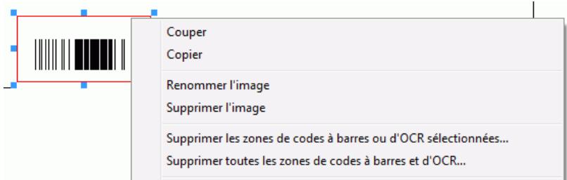 IRIS POWERSCAN 9.5 - Suppression de la zone du code à barres - 1