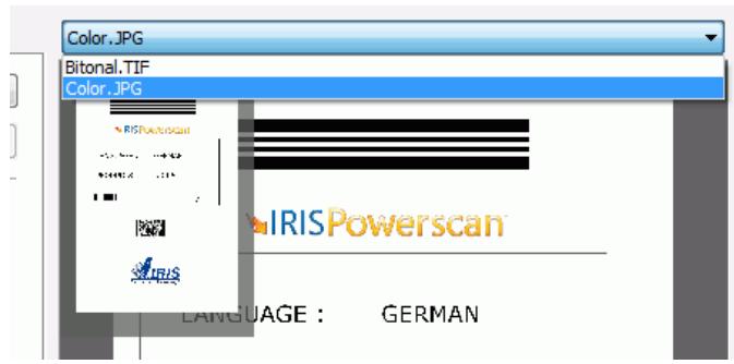 IRIS POWERSCAN 9.5 - Pour définir vos opérations de traitement des images : - 1