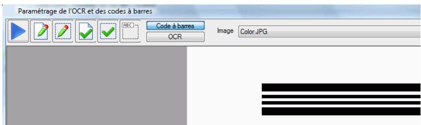 IRIS POWERSCAN 9.5 - Pour accéder à la fenêtre paramétrage de l'ocr et des codes à barres : - 1