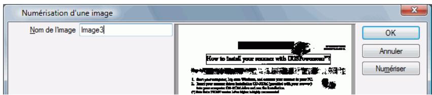 IRIS POWERSCAN 9.5 - Pour numériser une image dans la fenêtre paramétrage de l'ocr et des codes à barres : - 1