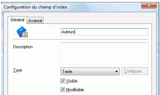 IRIS POWERSCAN 9.5 - Onglet général - 1