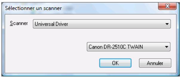 IRIS POWERSCAN 9.5 - Selection du scanner - 2