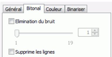 IRIS POWERSCAN 9.5 - Onglet bitonal (images en noir et blanc uniquement) - 1