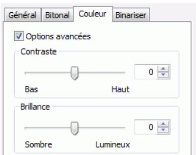 IRIS POWERSCAN 9.5 - Onglet bitonal (images en noir et blanc uniquement) - 2
