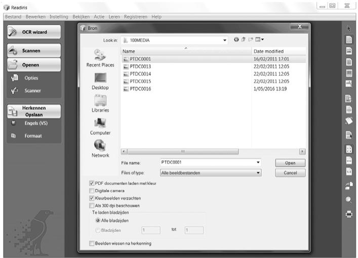 IRIS SCAN EXPRESS 3 - Readiris™ gebruiken - 1