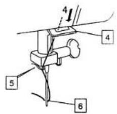 YAMATA FY2300 - Enfilage du fil supérieur - 4
