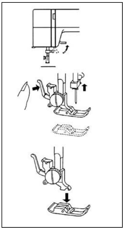 YAMATA FY2300 - Changement du pied de biche - 1