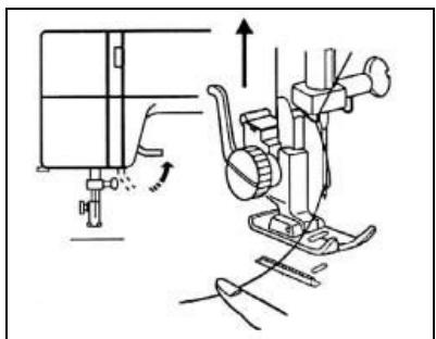 YAMATA FY760 - Remontage du fil inférieur - 1