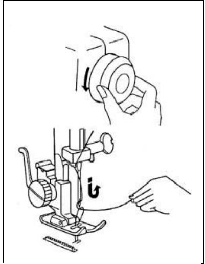 YAMATA FY760 - Remontage du fil inférieur - 2