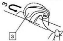 YAMATA FY760 - Enfilage du fil supérieur - 3