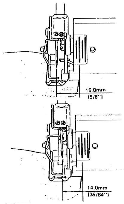 YAMATA SURJETEUSE MOD. FY14UAD - LIGNES DE GUIDAGE - 2