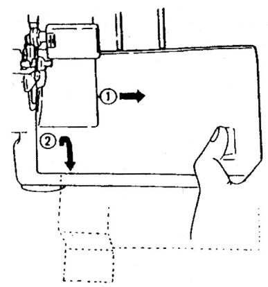 YAMATA SURJETEUSE MOD. FY14UAD - PREPARATION PREALABLE À LA COUTURE - 1