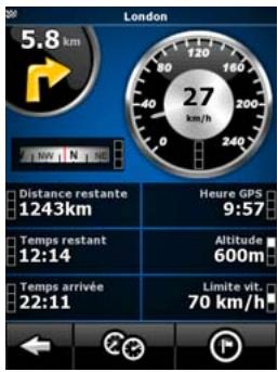 NAV N GO IGO 8 - Écran informations sur le trajet - 2
