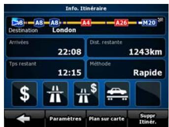NAV N GO IGO 8 - Écran informations sur l'itinéraire - 5