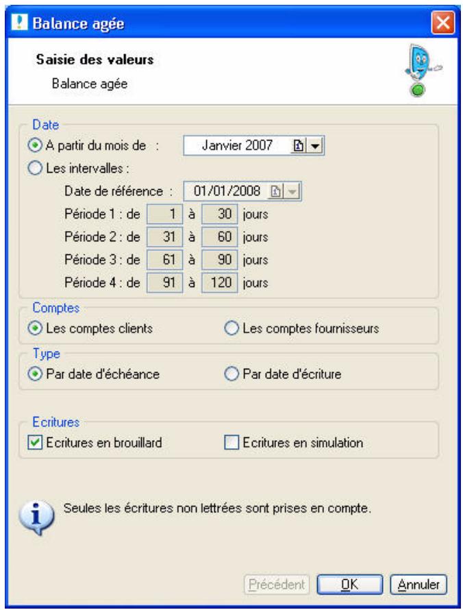 CIEL COMPTA EVOLUTION V14 - Balance agée - 1
