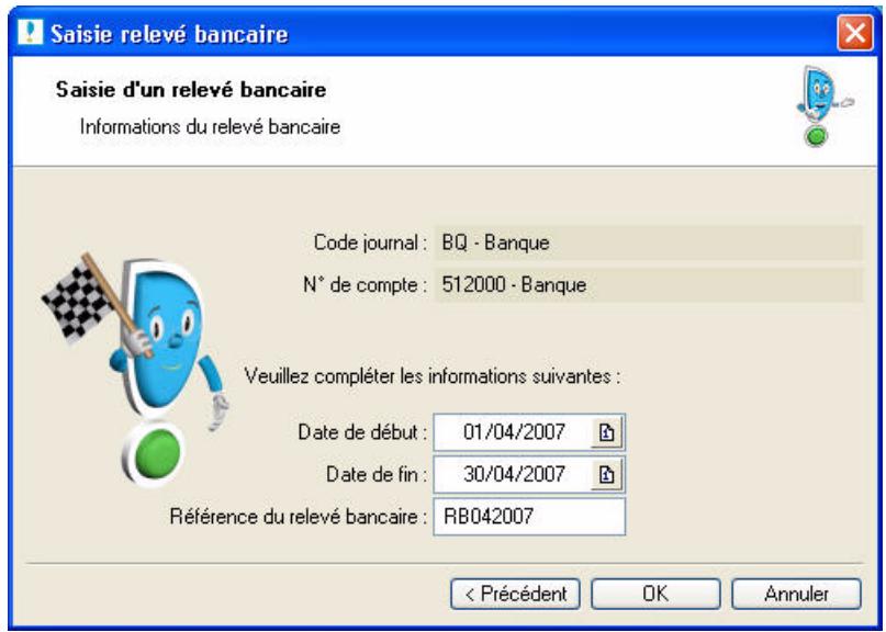 CIEL COMPTA EVOLUTION V14 - Etape 3 : Informations relevé bancaire - 1