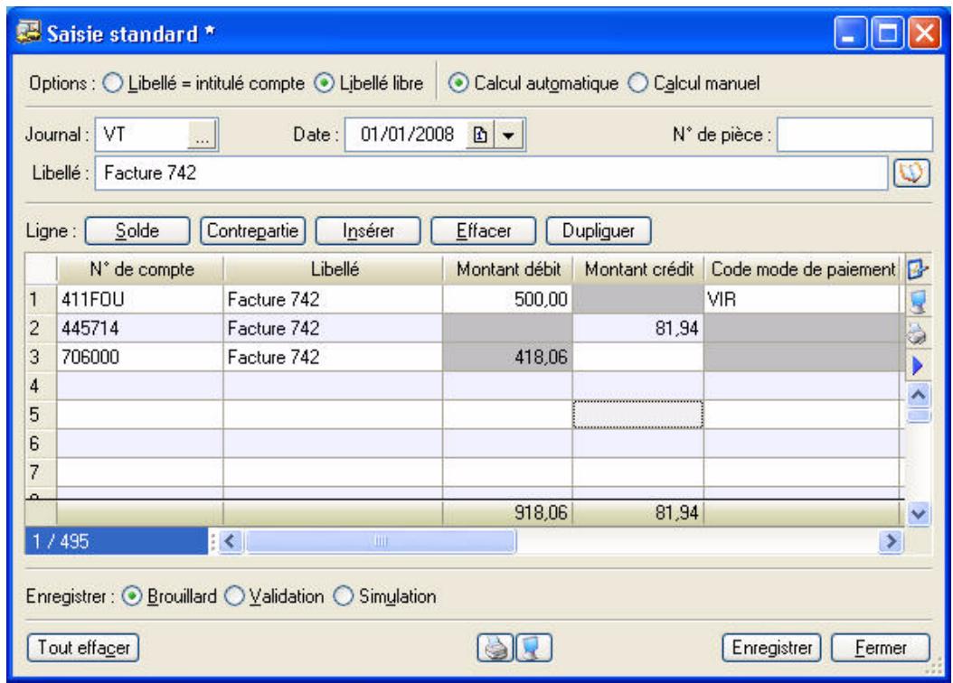 CIEL COMPTA EVOLUTION V14 - Saisie standard - 1