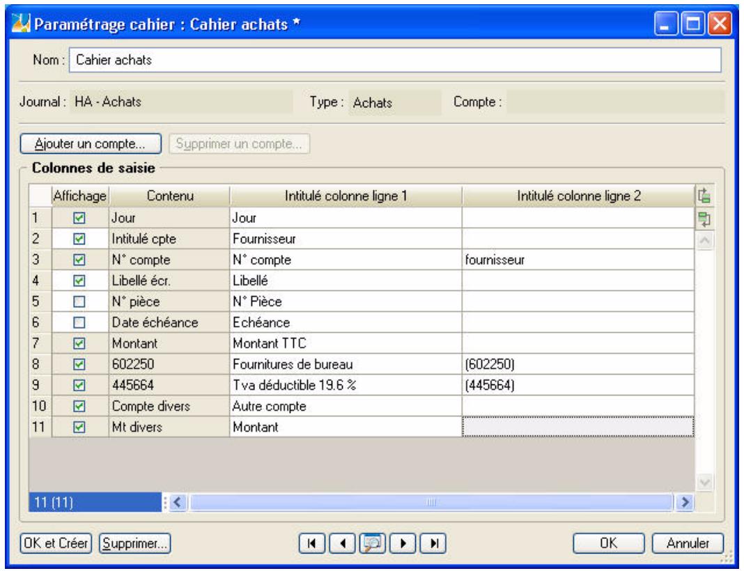 CIEL COMPTA EVOLUTION V14 - Paramétrer un module de cahier - 1