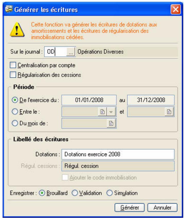 CIEL COMPTA EVOLUTION V14 - Ecritures de dotations - 1