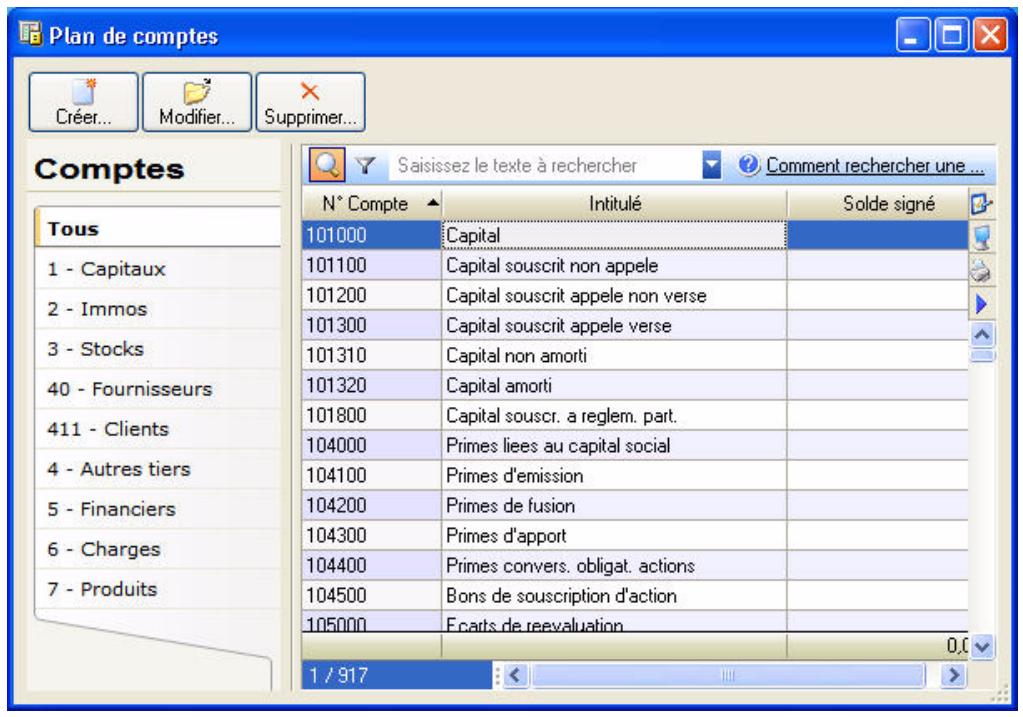 CIEL COMPTA V14 - Le Plan de comptes - 1