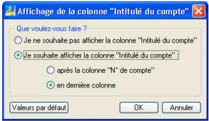 CIEL COMPTA V14 - Changer l'affichage de la colonne 'Intitulé du compte' - 1