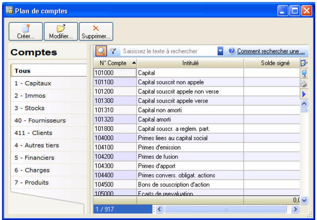 CIEL COMPTA V14 - Le Plan de comptes - 1