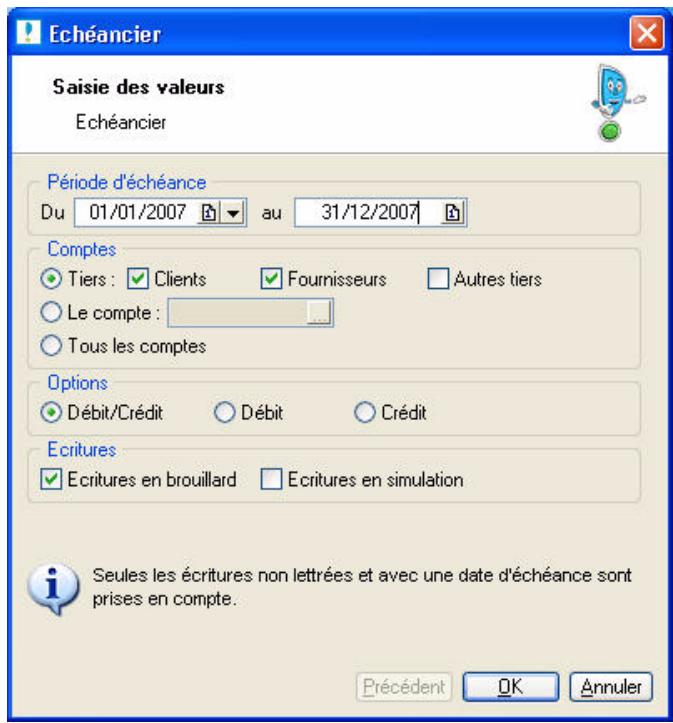 CIEL COMPTA V14 - Echéancier - 1
