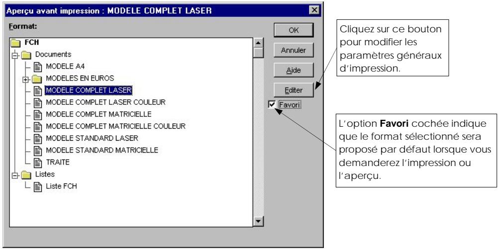CIEL GESTION COMMERCIALE 11 - Choisir un format - 1
