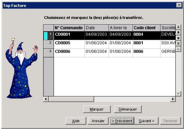 CIEL GESTION COMMERCIALE 11 - Transfert d'une piece commerciale - 2