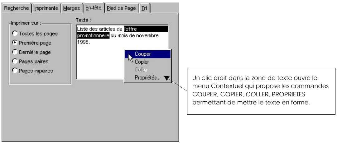 CIEL GESTION COMMERCIALE 11 - Les onglets En-tête et Pied de page - 1