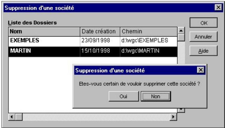 CIEL GESTION COMMERCIALE 11 - Supprimer un dossier - 2