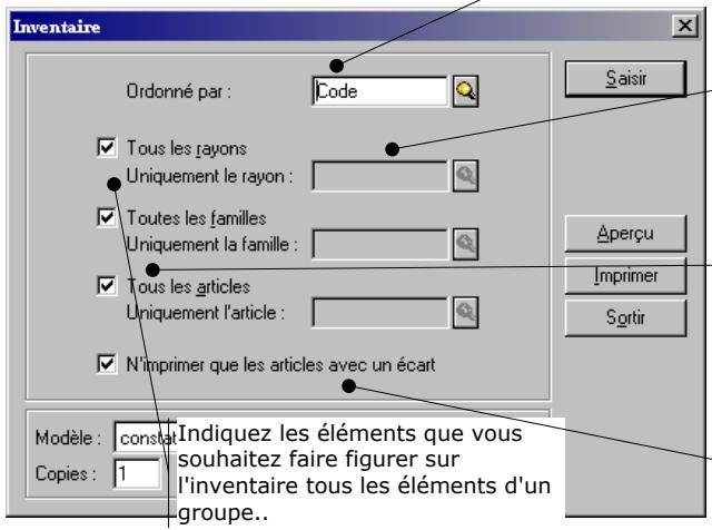 CIEL POINT DE VENTE 6 - Préparer l'inventaire - 2
