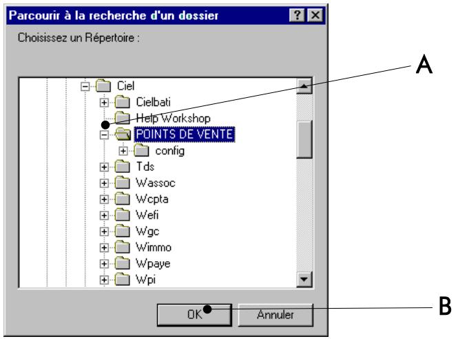 CIEL POINT DE VENTE 6 - CHOISIR UN AUTRE EMPLACEMENT DE SAUVEGARDE - 1