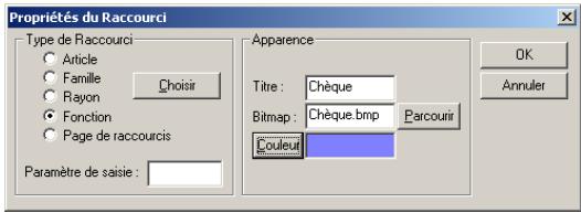 CIEL POINT DE VENTE 6 - Exemple 3 - Insérer la touche de règlement par chèque (touche de fonction simple) - 3