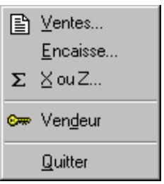 CIEL POINT DE VENTE 6 - Menu Caisse - 1