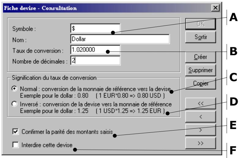 CIEL POINT DE VENTE 6 - Définir une nouvelle devise - 2