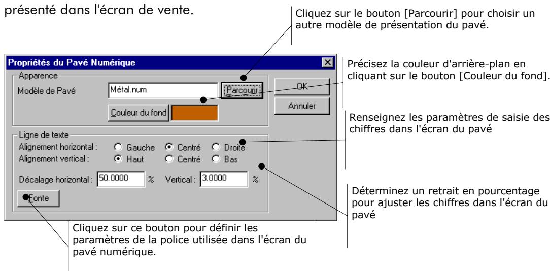 CIEL POINT DE VENTE 6 - PROPRIETES DU PAVE NUMERIQUE - 1