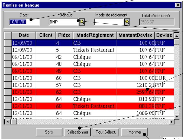 CIEL POINT DE VENTE 6 - Préparer la remise en banque - 1