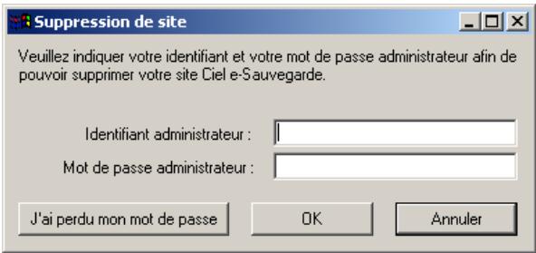 CIEL POINT DE VENTE 6 - SUPPRIMER LE SITE - 1
