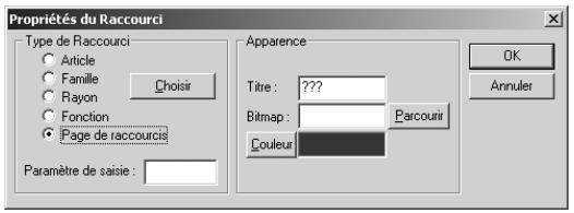 CIEL POINT DE VENTE 6 - Créer le bouton d'appoint de la page de raccourci - 1