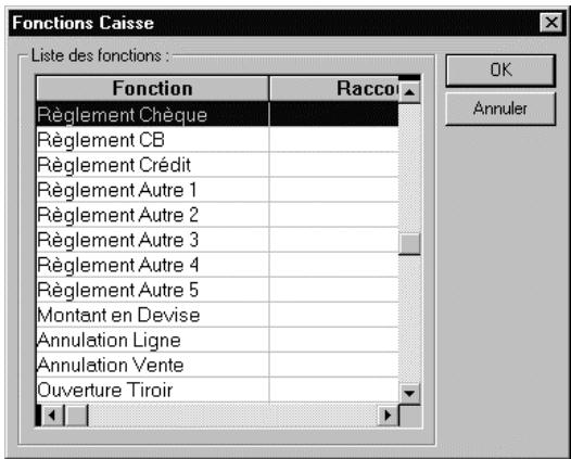 CIEL POINT DE VENTE 6 - Exemple 3 - Insérer la touche de règlement par chèque (touche de fonction simple) - 2