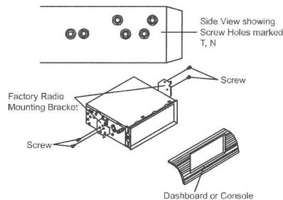 NEOM AR 1011 USB - Fixation arriere (Methode B) - 1