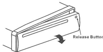 NEOM AR 1011 USB - Enlèvement la façade détachable - 1