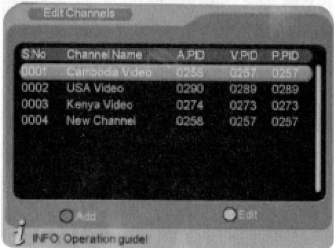 NEOM NM250TNT - Modifier une chaine - 1