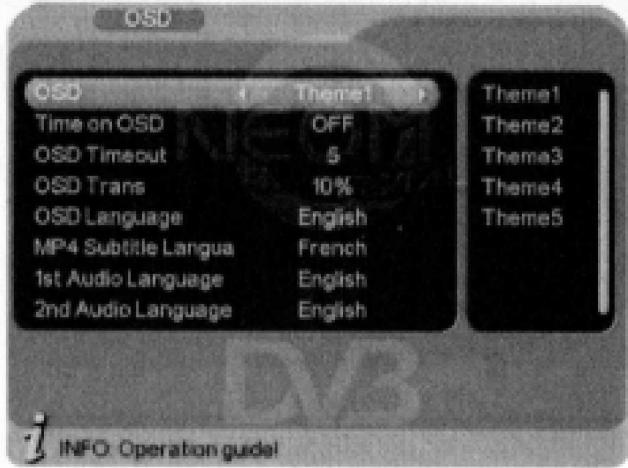 NEOM NM250TNT - Affichage OSD - 1