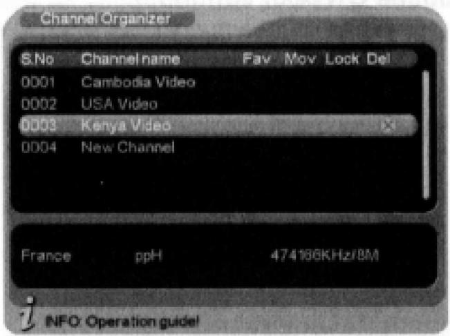 NEOM NM250TNT - Suppression de chaines - 1