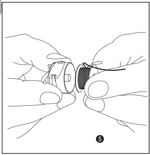 EBENCH E-2073 - b) Enfilez le fil inférieur - 3